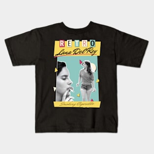 Lana Del Rey - Smoking Cigarette Kids T-Shirt